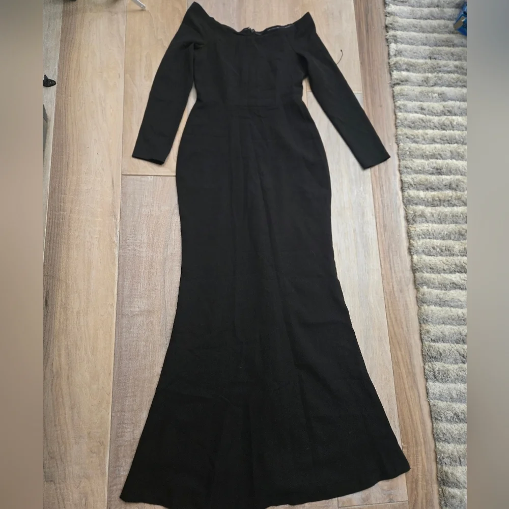 laundry off the shoulder dress Silk Laundry Pebble Off The Shoulder Dress - Black